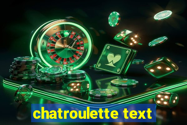 chatroulette text